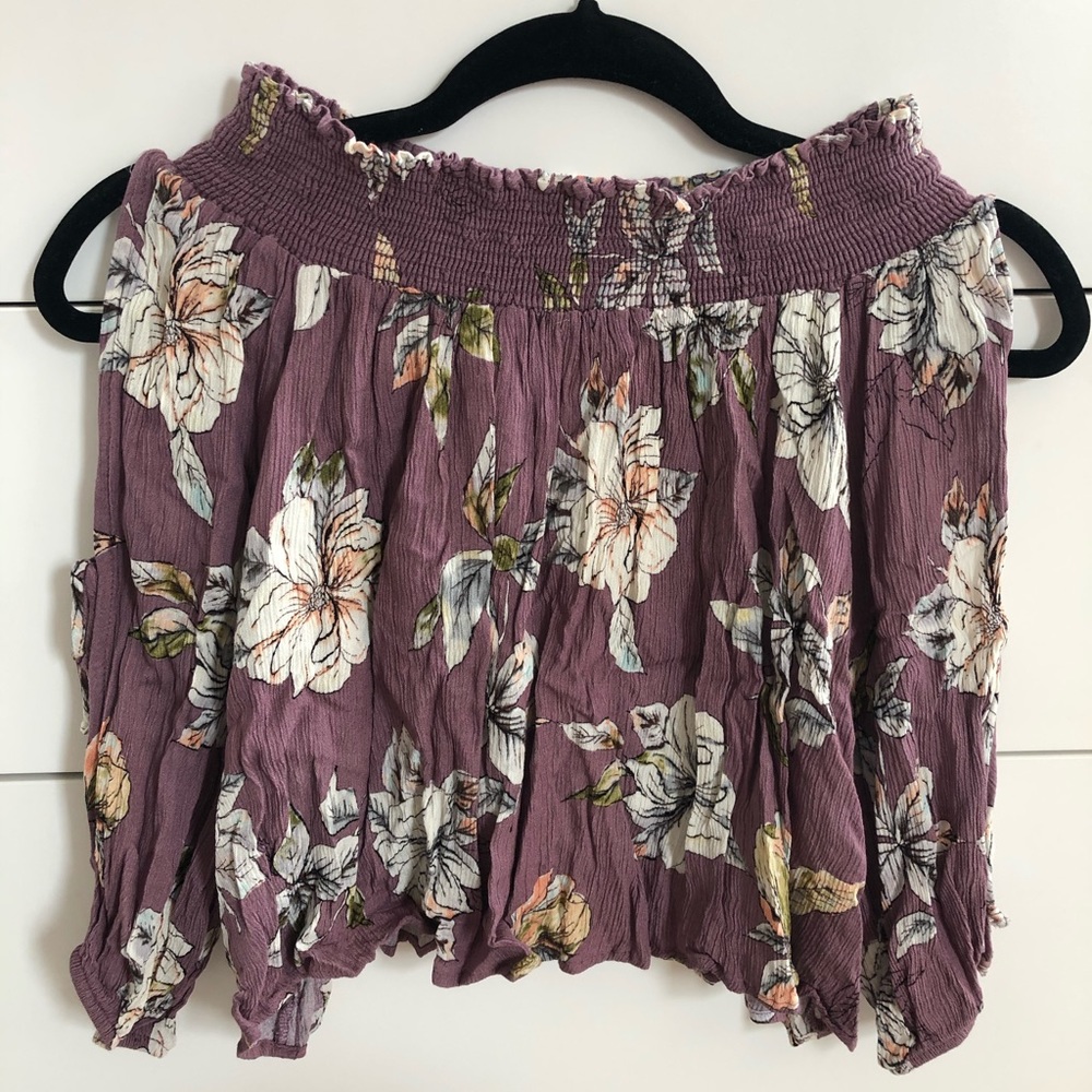 Off the shoulder blouse!